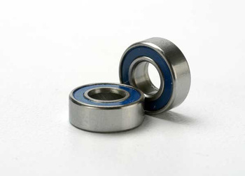 Łożyska Kulkowe 5x11x4mm 2szt. Niebieska Gumowa Uszczelka 2RS | 5116 TRAXXAS