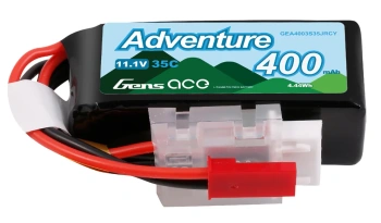 Akumulator LiPo 400mAh 11,1V 35C 3S1P JST BEC Adventure | GEA4003S35JRCY GENS ACE