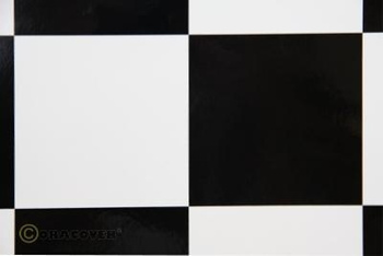 Folia ORACOVER Kratka 105mm Biało-czarna - 691-010-071