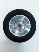 Koło piankowe (Aluminiowe, łożyskowane, Slim) 90mm