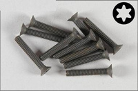 Śruby M4x25mm 10szt. (stożkowa główka, torx) - FG 6920/25