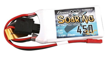 Akumulator LiPo 450mAh 7,4V 30C 2S1P G-Tech Soaring | GEA4502S30JGT GENS ACE