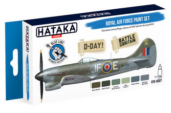 Zestaw farb akrylowych (Royal Air Force Paint Set D-Day Battle of Britain) | HTK-BS07 HATAKA