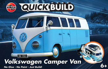 QUICKBUILD Volkswagen Camper Van Samochód z Klocków | J6024 AIRFIX