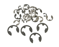 E-clip 1,9mm (na wał 2,5/3mm) srebrny | 10szt.