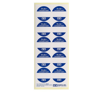Etykiety samoprzylepne na pojemniki z farbami | 87196 TAMIYA
