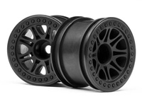 FELGI SPLIT 8 TRUCK WHEEL (2.2in/BLACK/2PCS) | HPI 113337