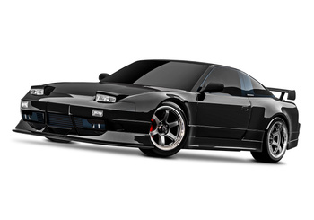 Traxxas 4-Tec Drift Nissan 240SX RWD 1:10 Czarny Samochód Zdalnie Sterowany Model RC | 105247-4-BLK