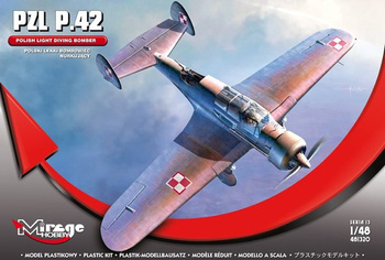 PZL P.42 POLSKI LEKKI BOMBOWIEC NURKUJĄCY | | Mirage-Hobby 481320