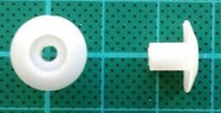 Plastikowa tuleja montażowa pod śrubę M3 - GS02
