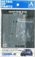 Elementy fototrawione - SUBARU GRB IMPREZA 1:24 - 05367 AOSHIMA
