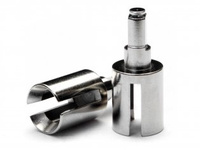 DIFF SHAFT (SILVER/2pcs)-KIELICH MECHANIZMU RÓŻNICOWEGO-HPI 72133