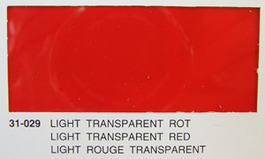 Folia pokryciowa Oralight czerwona transparentna - 31-029 Oracover