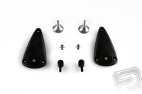 Dźwignia steru duralowa M2,8x15, regulowana  2szt. - Pelikan 2MO21852