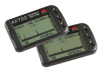 Modelarski skaner częstotliwości AX700 35/36 MHz - RC System