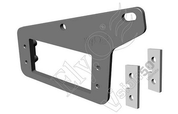 Reinforced Carbon Rear Servo Tray - EQ0511 - Vision 50 ElyQ