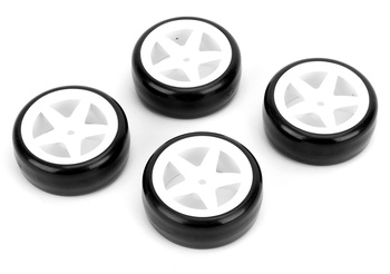 Koła 1:10 Drift 26mm białe (4szt.) | NHA437 CARTEN
