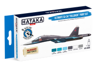 Zestaw farb akrylowych (Ultimate SU-34 "Fullback" Paint Set Russian Air Force) | HTK-BS58 HATAKA