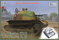 TKS -polska tankietka 20mm z CKM Hotchkiss wz. 25-A SZYBKI MONTAŻ 1:35 | E3504 IBG