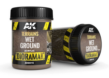 Akrylowa imitacja mokrego gruntu (Wet Ground) 250ml | AK8016