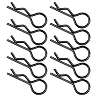 Spinki karoserii (10szt.) czarne | 35112 CORALLY