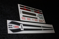 Komplet naklejek do Dodge'a (czarne) - 04-21 IQP Racing