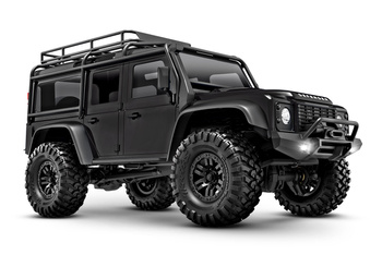 Traxxas TRX-4M Land Rover Defender 1/18 4x4 Crawler RC Czarny Samochód Terenowy Zdalnie Sterowany | 97054-1-BLK