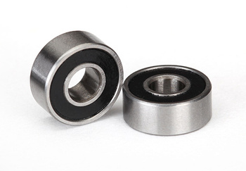 Łożyska Kulkowe 4x10x4mm 2szt. Czarna Gumowa Uszczelka 2RS | 5104A TRAXXAS