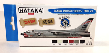 Zestaw farb akrylowych (US NAVY&USMC) | HTK-BS18 HATAKA