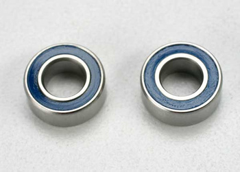Łożyska Kulkowe 5x10x4mm 2szt. Niebieska Gumowa Uszczelka 2RS | 5115 TRAXXAS