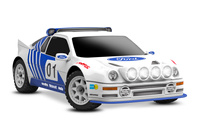 Traxxas Mini Rally VXL Ford RS200 4X4 1:12 Biały Samochód Zdalnie Sterowany Model RC | 108046-1-WHT