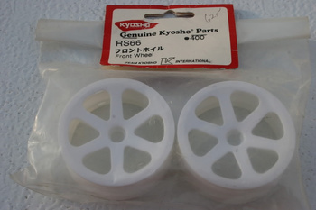 felgi Kyosho przednie białe RS66