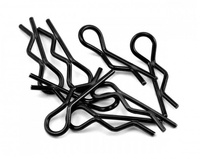 Spinki karoserii (8szt.) czarne | BDBC-8 BITTY DESIGN