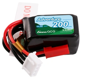 Akumulator LiPo 200mAh 11,1V 30C 3S1P JST BEC Adventure | GEA2003S30JST GENS ACE