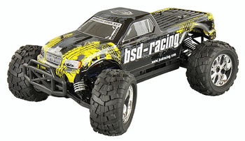BSD Racing Viper XST Monster Truck 1:10 Żółty Samochód Zdalnie Sterowany Model RC | BS706T-Y