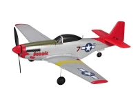 Mini Mustang P51D Scaled Warbird Airplane czerwony RTF (450mm) | TOP097B02 TOP RC HOBBY