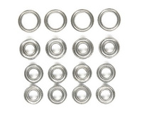 Łożyska Kulkowe Metalowe 5x10x4mm 5x11x4mm 8x12x3,5mm TT-02 16szt. | TA-54476 TAMIYA
