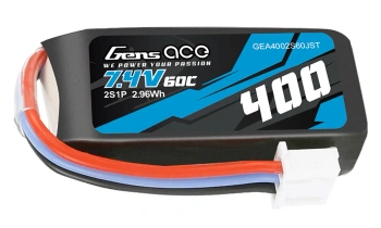 Akumulator LiPo 400mAh 7,4V 60C 2S1P JST  | GEA4002S60JST GENS ACE