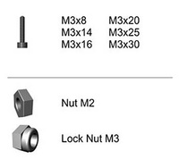Komplet śrub i nakrętek Vision 50 (80szt.) | EQ2050 ELY.Q