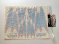 Naklejki Thunder Designs FEAR FACTOR (Orange+Grey) | 59027 TEAM ORION