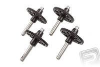 Część do Galaxy Visitor 3 - wał napędowy z zębatką napędową (4szt.)  - NE3907-S04