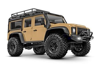 Traxxas TRX-4M Land Rover Defender 1/18 4x4 Crawler RC Piaskowy Samochód Terenowy Zdalnie Sterowany | 97054-1-TAN