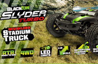 BlackZon Slyder ST Turbo 1/16 4WD 2S Brushless Stadium Truck Zielony | 540214 HPI