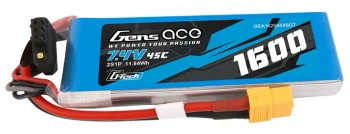 Akumulator LiPo 1600mAh 7,4V 45C 2S1P XT60 G-Tech | GEA162S45X6GT GENS ACE
