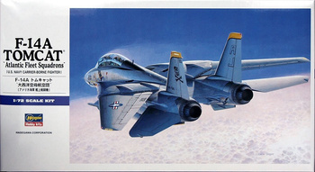 F-14A Tomcat Atlantic Fleet Squadrons U.S. Navy Carrier-Borne Fighter 1:72 | E14-00544 HASEGAWA