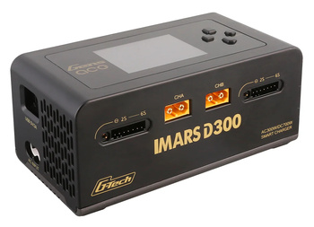 Ładowarka Procesorowa Gens Ace iMars D300 G-Tech Channel AC/DC 300W/700W Dwukanałowa Czarna | GEA300WD300-EB