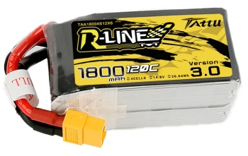 Akumulator LiPo 1800mAh 14,8V 120C 4S1P XT60 R-Line Version 3.0 | TAA18004S12X6 TATTU