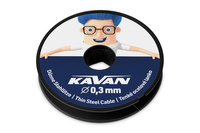 Linka Stalowa Pleciona Kabel 0,3mm 50m | KAV50.1390 KAVAN