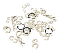 Komplet zawleczek (spinki, e-clips, c-rings) | 1633 TRAXXAS