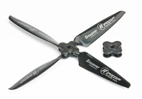 Śmigło 9x5" 4-ŁOPATOWE DZIELONE PRAWE  - Graupner Radius